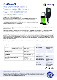 Thumbnail of document Data Sheet - EL-GFX-VAC2 Dual Channel GFX Vaccine Monitoring Kit